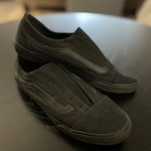 Black Slip-on Vans Shoes